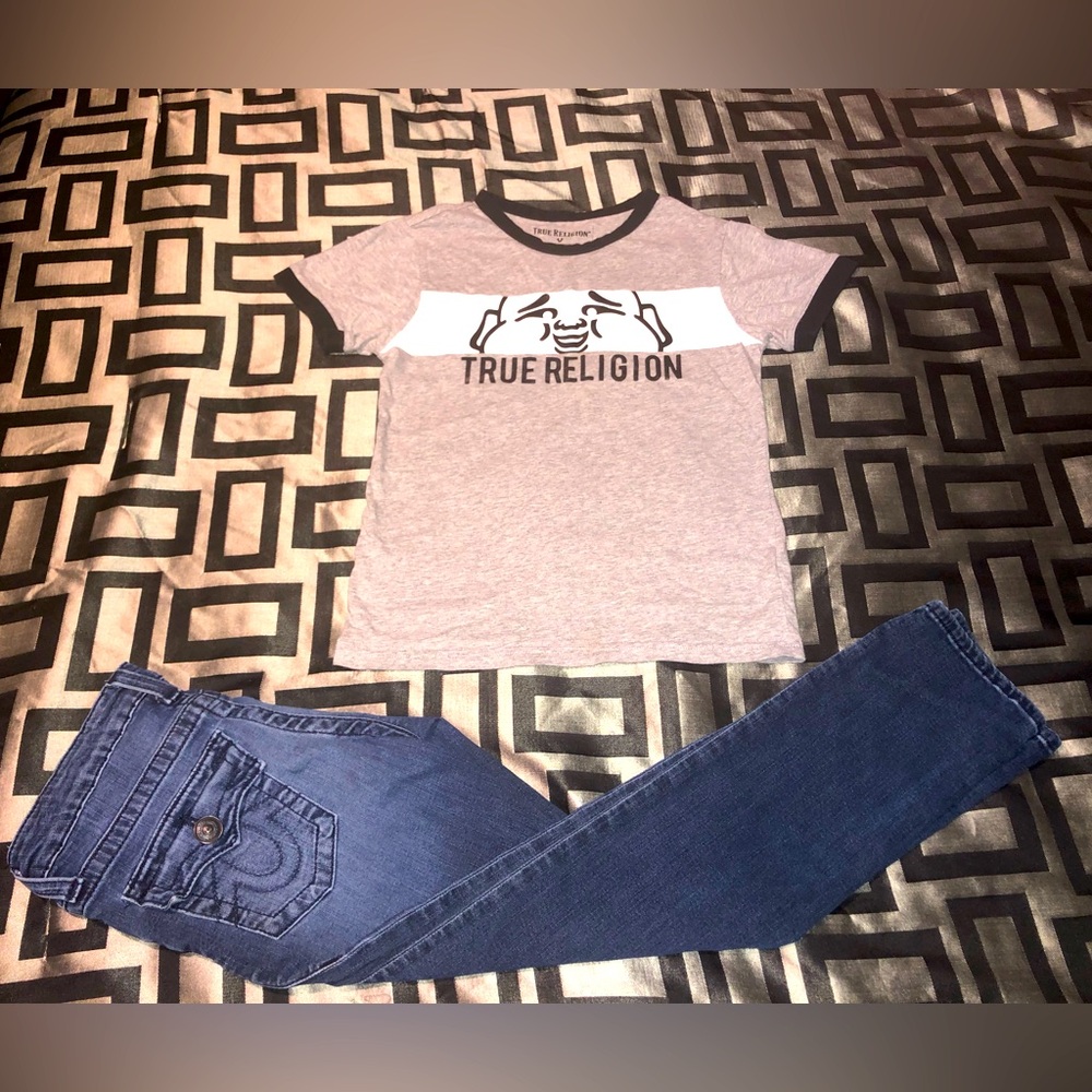 True Religion Jeans & T-Shirt Bundle